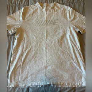American eagle men’s standard fit grey logo t-shirt, Size L
